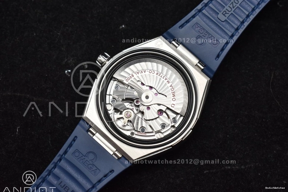 VSF A8900 Edition Clone Best Breathable on 546 Super Constellation Blue Strap Blue Ceramic Blue SS Dial Gummy 1:1 0912